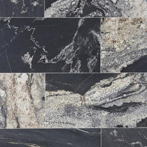 Nero Athens Vein Cut Brushed Granite Tile