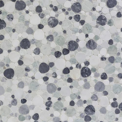 Coastal Marble Pebblestone Mosaic