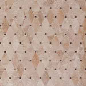 Impero Reale Clipped Diamond Marble Mosaic