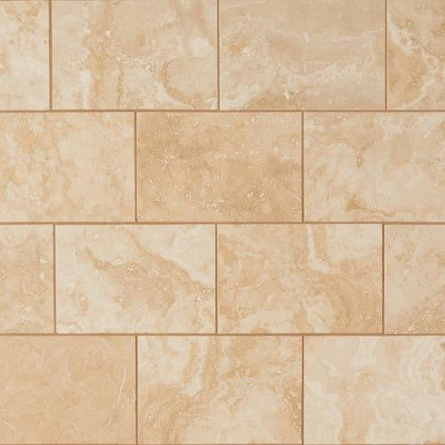 Perla Beige Polished Travertine Tile