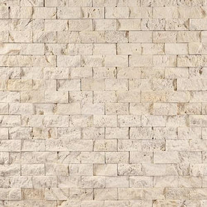 Vanilla Brick Travertine Mosaic