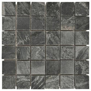 Silver Gray Slate Mosaic