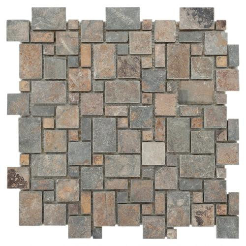 Multicolor Pattern Slate Mosaic