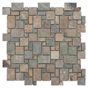 Multicolor Pattern Slate Mosaic